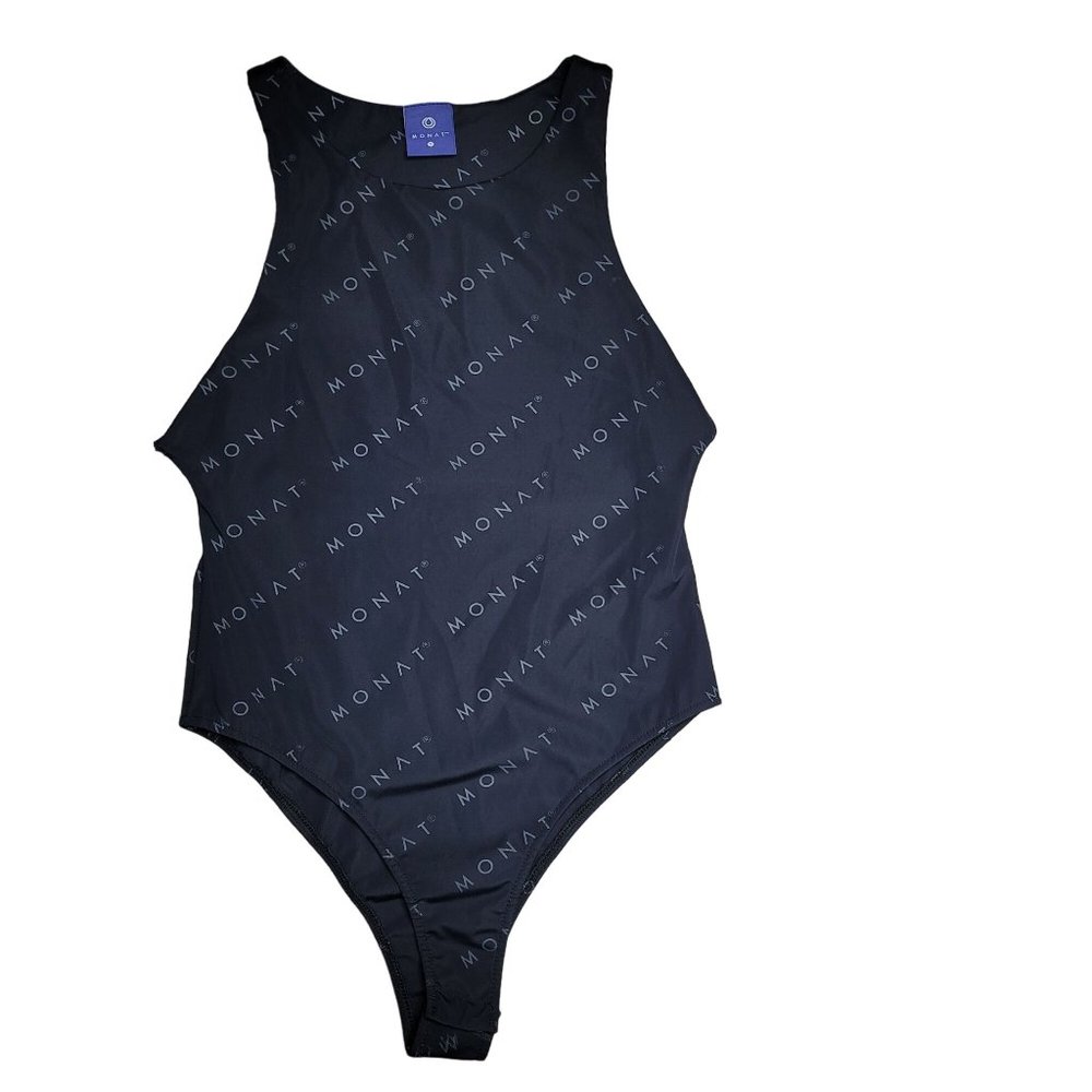 MONAT High Neck Body Suit Black Size Small